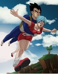 Chuyện t&igrave;nh Bulma v&agrave; Vegeta